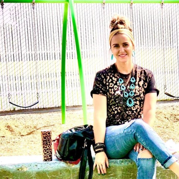 PLAIN BLACK BLEACHED LEOPARD Dye Tee - Picture 5 of 6